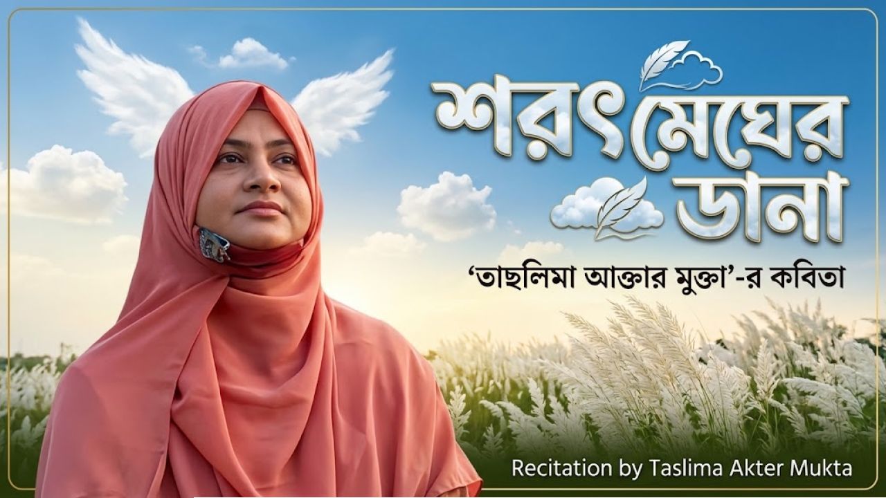 তাছলিমা আক্তার মুক্তা কবিতা:শরৎ মেঘের ডানা