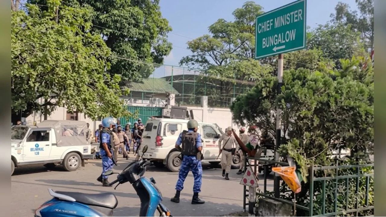 ৪৮ ঘণ্টার ধর্মঘট, মণিপুরে থমকে গেছে জনজীবন