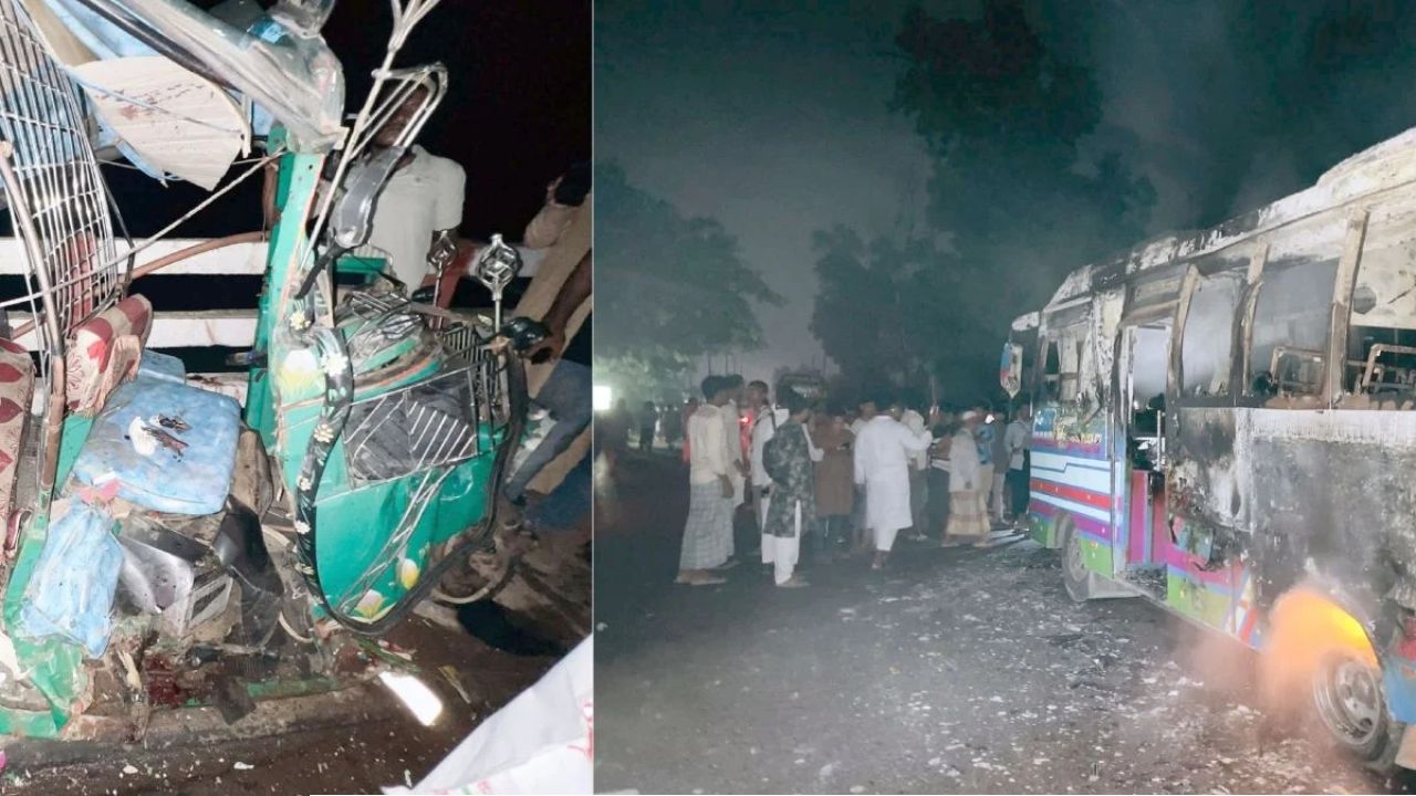 সাতকানিয়ায় সড়ক দুর্ঘটনায় বাবা-মেয়ের মৃত্যু: